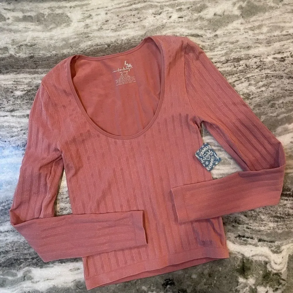 NWT Free People Lucky You Layering Top Copper Size XS/S